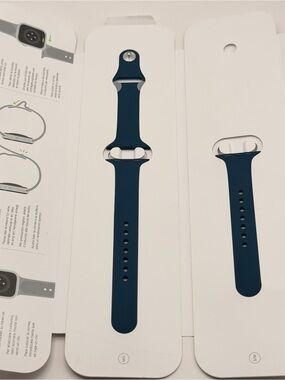 Apple Watch OEM Band, New,‎ Dark Blue, S/M & M/L, 38/40/41mm